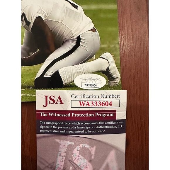 Sebastian Janikowski signed inscribed autographed Oakland Raiders 8x10 Photo JSA - Picture 3 of 3